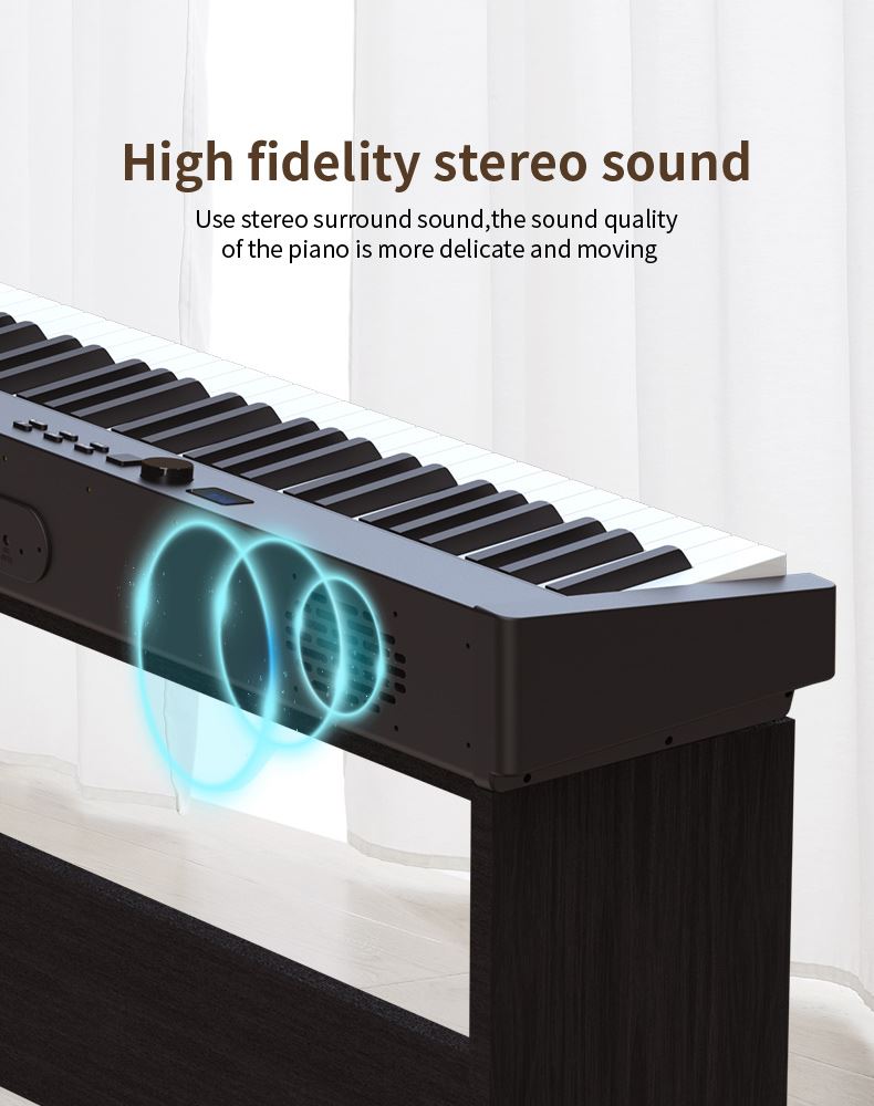Newest Electronic Keyboard Weighted Piano 88 Keys Digital piano Factory Supply hammer action piano