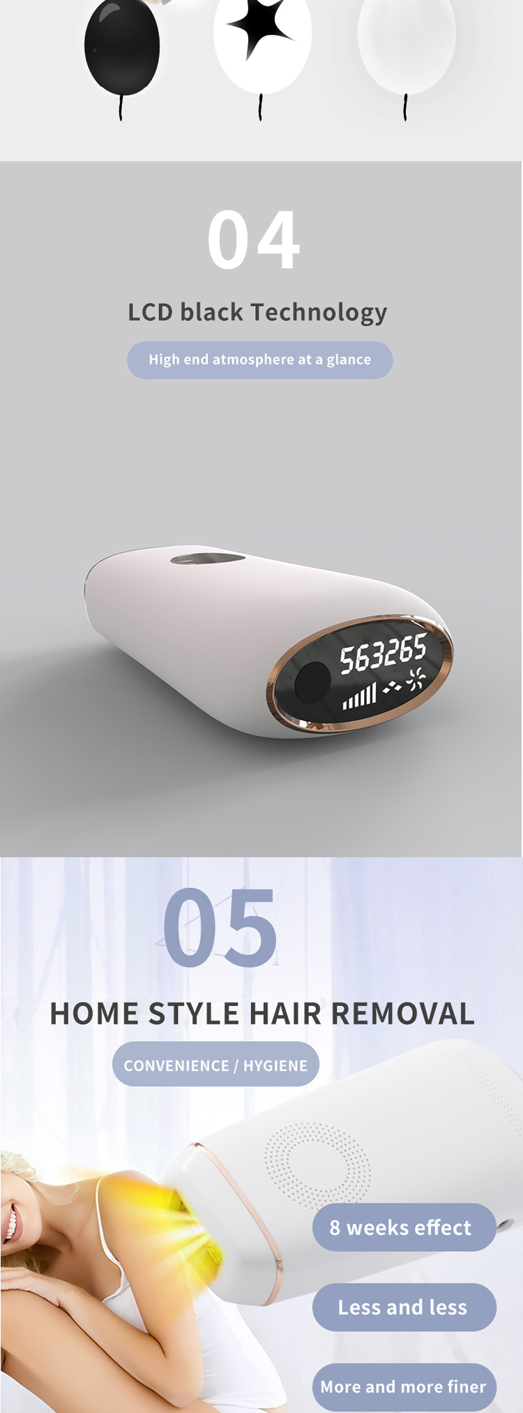 T7 IPL hair removal