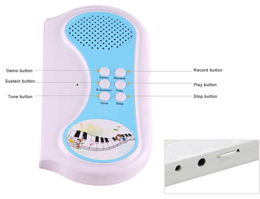 Hot selling 49 standard keys roll up piano for children