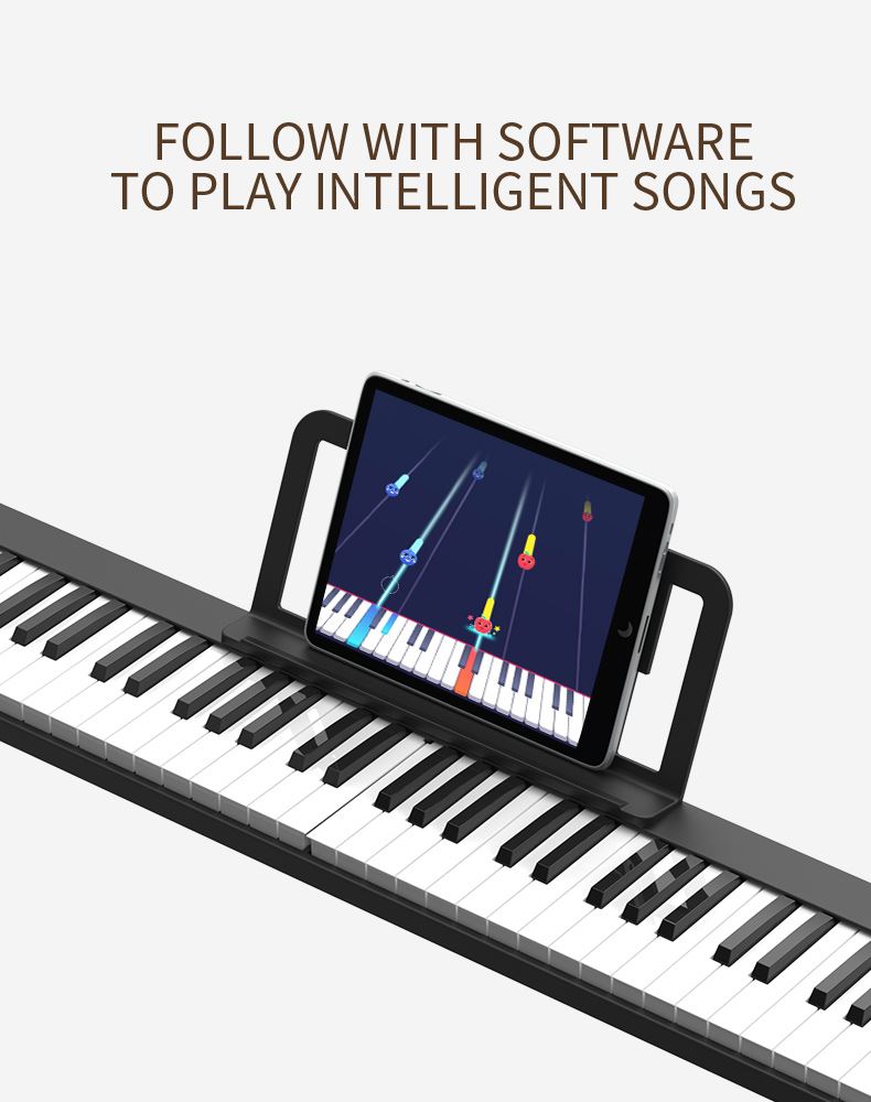 2021 New products light piano electronic piano MIDI keyboard Christmas gift adult piano with battery for playing