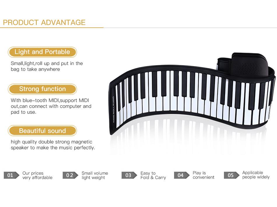 61 Key Piano Keyboard With Music Player
