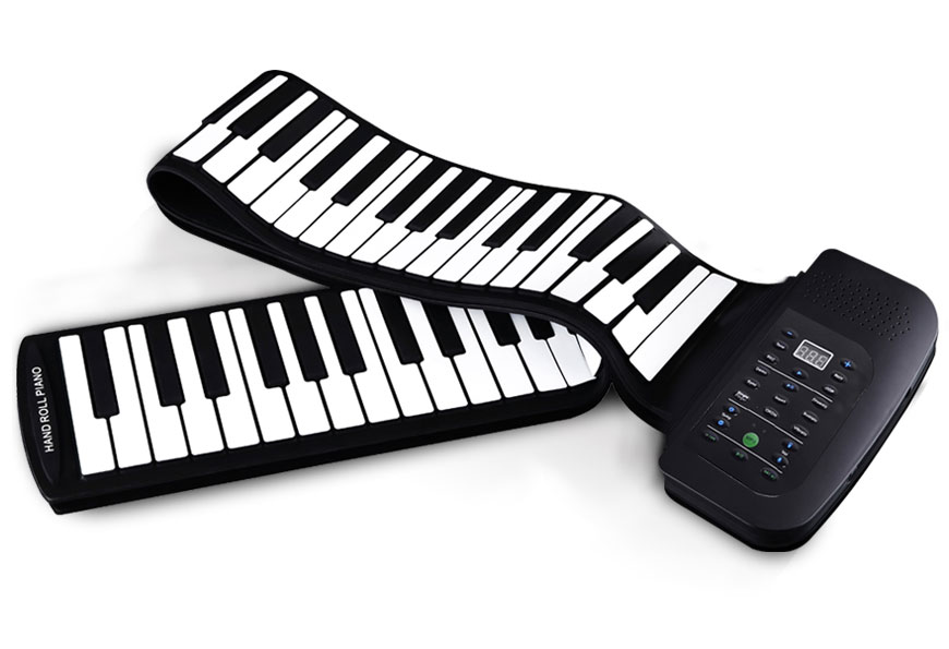 88 Keys Digital keyboard piano soft silicone keyboard Roll Up Piano