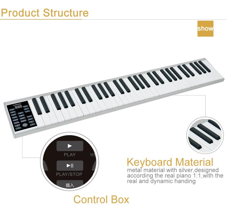 High quality smart Electronic Piano With 61 Keys and keyboard piano