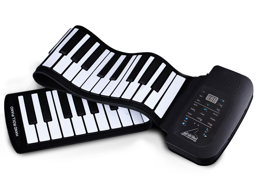 Musical instruments 61 keys digital roll up piano with midi out function