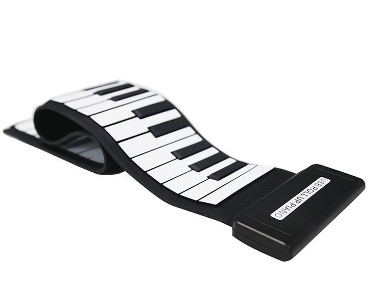 DIY MIDI Maker Series of Driver-Free 49 Keys MIDI Flexible Silicon Roll up Piano for Children & Professional Players