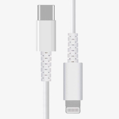 Good quality USB-C to Lightening charge and sync Cable 3fts