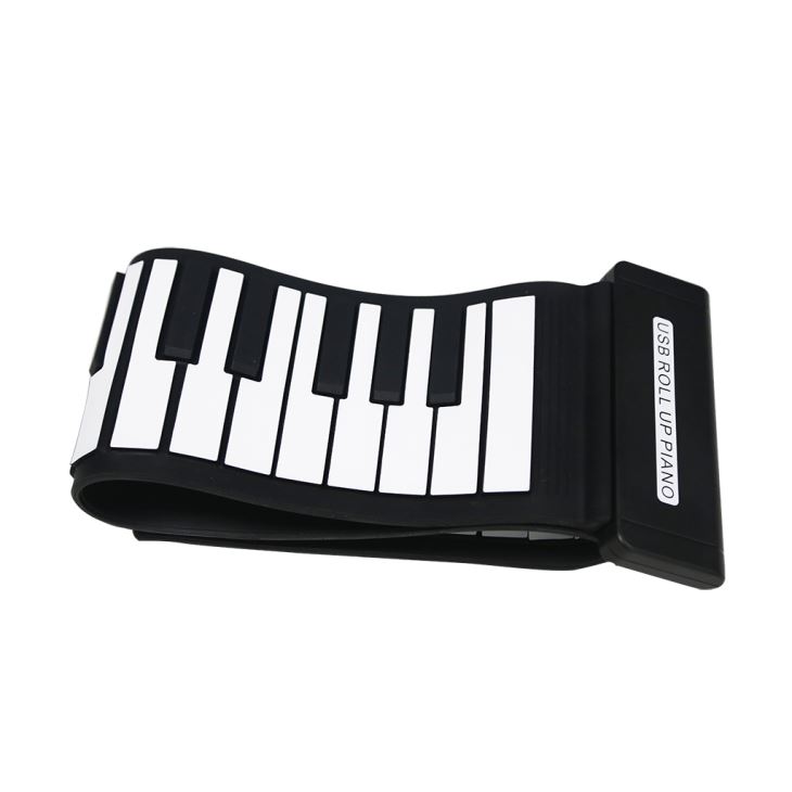 DIY MIDI Maker Series of Driver-Free 49 Keys MIDI Flexible Silicon Roll up Piano for Children & Professional Players