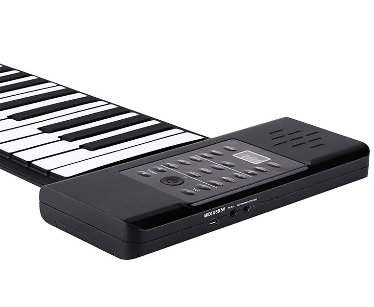 musical gift portable keyboard roll up keyboard with recording function