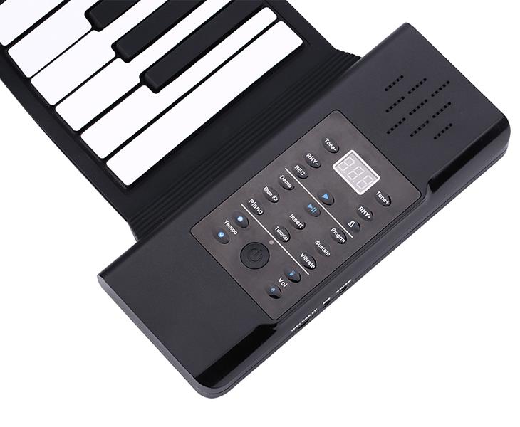 musical gift portable keyboard roll up keyboard with recording function