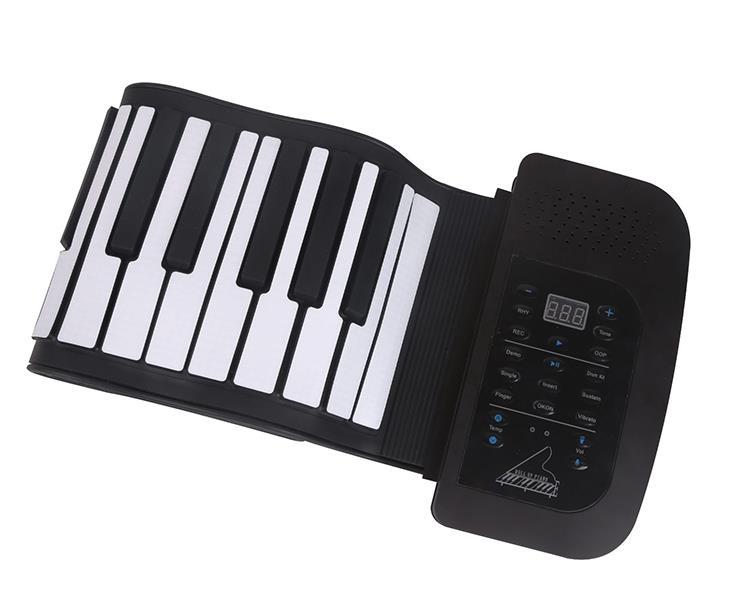 Musical instruments 61 keys digital roll up piano with midi out function