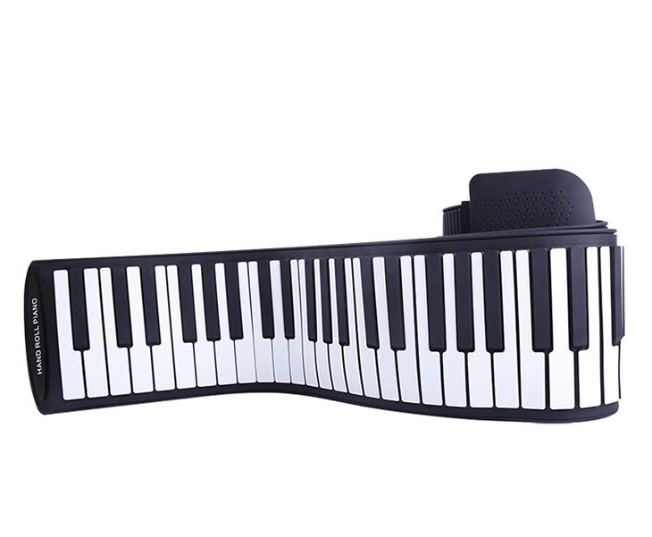 88 Keys Digital keyboard piano soft silicone keyboard Roll Up Piano