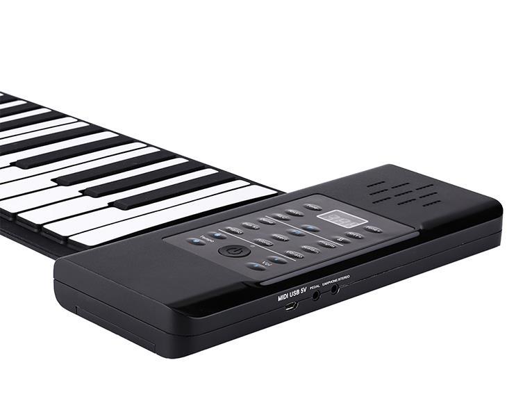 88 keys digital roll up piano with midi out function
