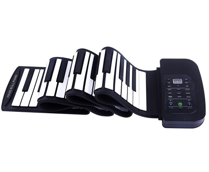 88 Keys Digital keyboard piano soft silicone keyboard Roll Up Piano