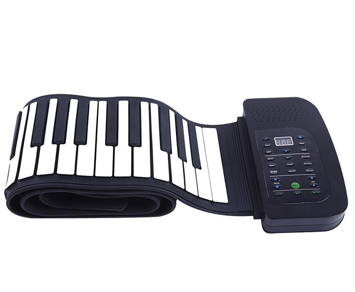 88 Keys Digital keyboard piano soft silicone keyboard Roll Up Piano