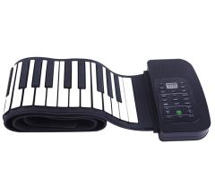 88 Keys Digital keyboard piano soft silicone keyboard Roll Up Piano