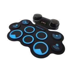 Biggest size roll up drum kit with louder speakers rechargeable battery able to record and play back MD668