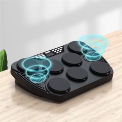 Newest miniature professional drum power by Ac adapter Or battery portable electronic drum set velocity-sensitive drum kit