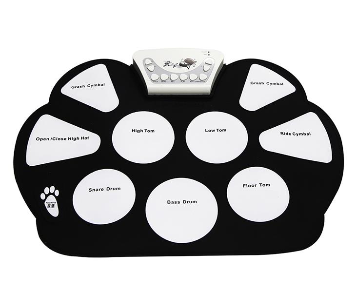 Electronic Drum Set Roll up Drum Pad Silicon Percussion Pad Drum with Drumstick High Quality Percussion Instruments