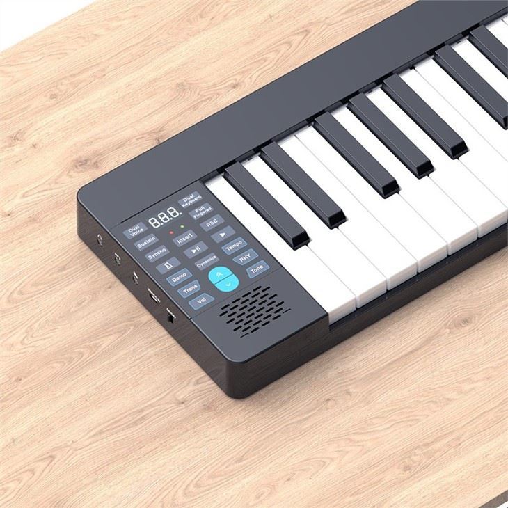 49 Keys electronic piano for newer portable piano with one speaker and battery