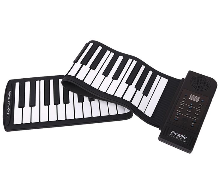 61 keys roll up piano PN61S with built-in speaker for children