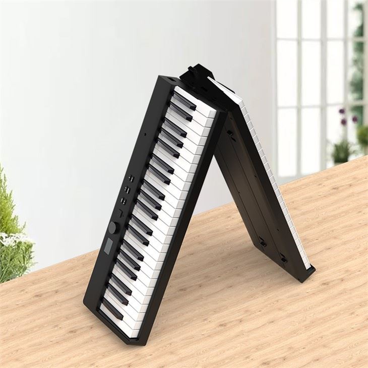 PJ88C 2021 new foldable piano 88 keys upgrade portable piano midi piano for traveler musician easy to carry away and put in car