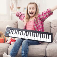 49 Keys electronic piano for newer portable piano with one speaker and battery