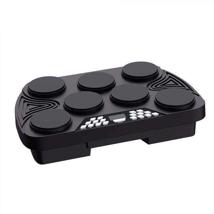 Newest miniature professional drum power by Ac adapter Or battery portable electronic drum set velocity-sensitive drum kit