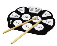 Electronic Drum Set Roll up Drum Pad Silicon Percussion Pad Drum with Drumstick High Quality Percussion Instruments