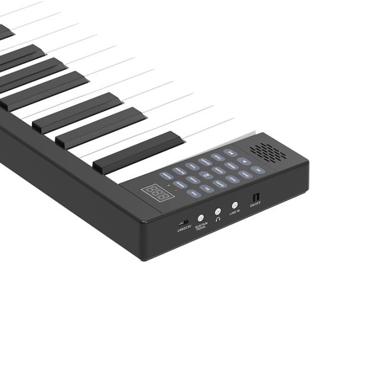 88KEYS FOLDABLE PIANO WITH DUAL SPEAKER AND BLUETOOTH MIDI PJ88