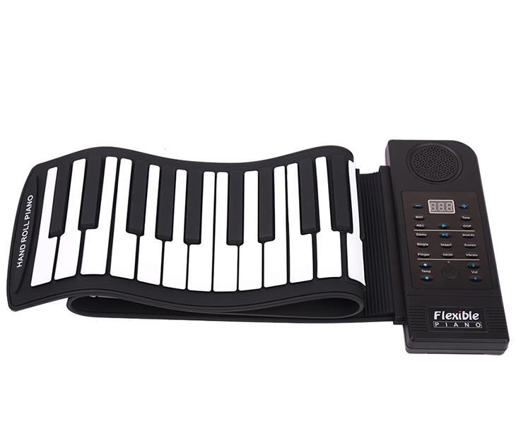 61 keys roll up piano PN61S with built-in speaker for children