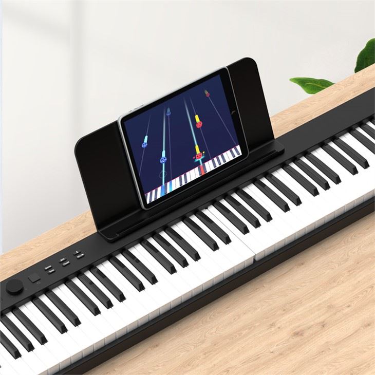PJ88C 2021 new foldable piano 88 keys upgrade portable piano midi piano for traveler musician easy to carry away and put in car