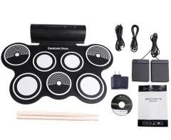 silicone roll up drum kit USB MIDI Roll up Drum Kit