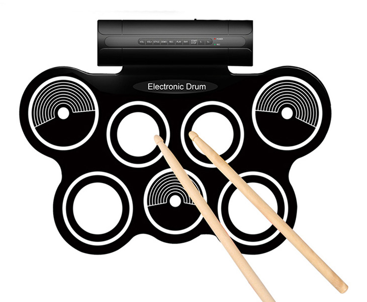 silicone roll up drum kit USB MIDI Roll up Drum Kit