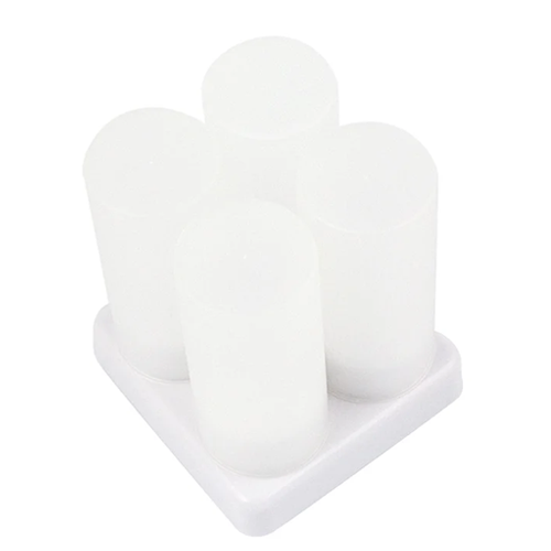 Newest design cold white color Rechargeable LED candle