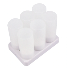 Wholesale Smokeless RGB Rechargeable Candle LED Light