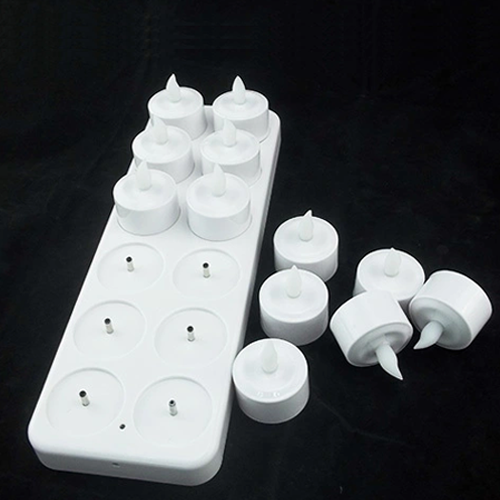 New style without remote control function Rechargeable led tealight candle