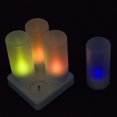 Wholesale Price Buy Restaurant Lighting Remote Controlled Inductive Rechargeable LED Candle