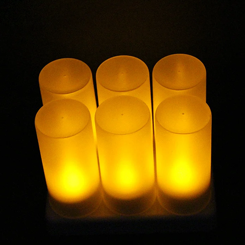 newest _ LED small rechargeable birthday led lights candles with remote