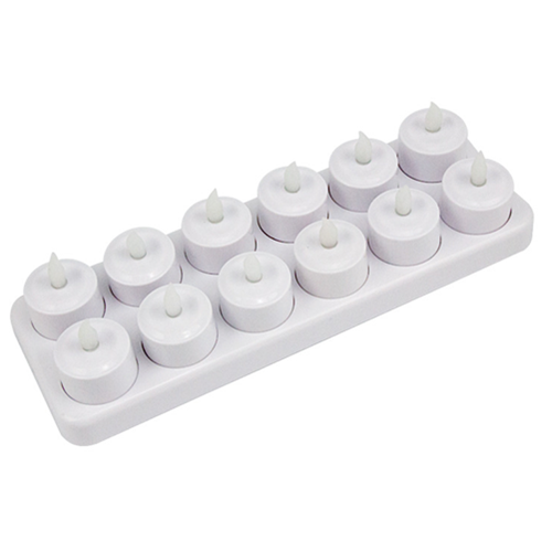 New style without remote control function Rechargeable led tealight candle