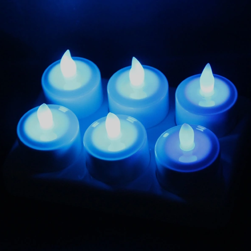 Wholesale Smokeless RGB Rechargeable Candle LED Light