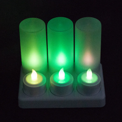 Wholesale Price Buy Restaurant Lighting Remote Controlled Inductive Rechargeable LED Candle