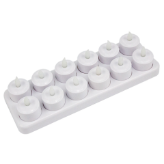 Good quality home decoration Rechargeable LED Tea Light Candles