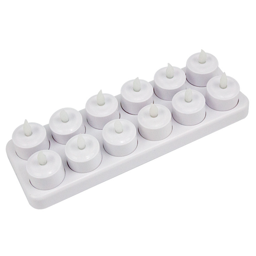 Good quality home decoration Rechargeable LED Tea Light Candles