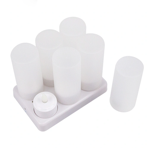 Wholesale Smokeless RGB Rechargeable Candle LED Light