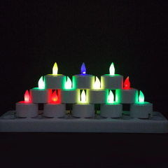 CL213812CC Rechargeable LED Tea Light Wholesale Candle For Bar Decoration