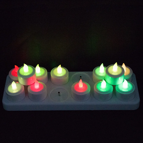 CL213812CC Rechargeable LED Tea Light Wholesale Candle For Bar Decoration