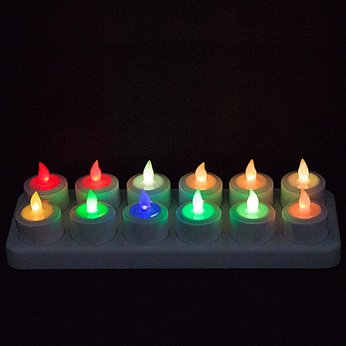 CL213812CC Rechargeable LED Tea Light Wholesale Candle For Bar Decoration