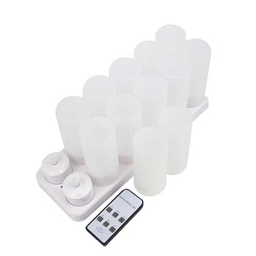 factory led flameless candle wedding home decoration candles rechargeable
