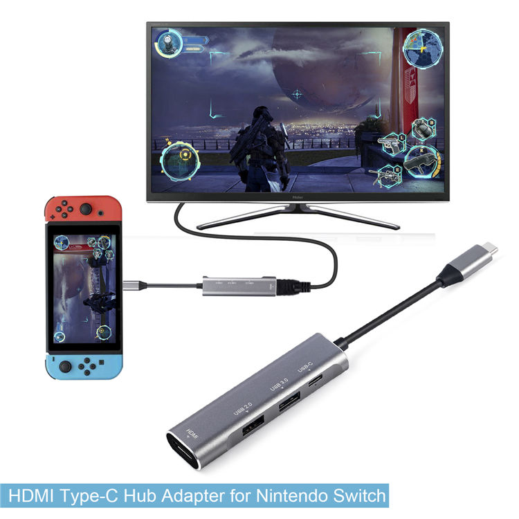 Hot-selling 4 In 1 Usb C Docking Station With Aluminium Alloy Adapter China Factory