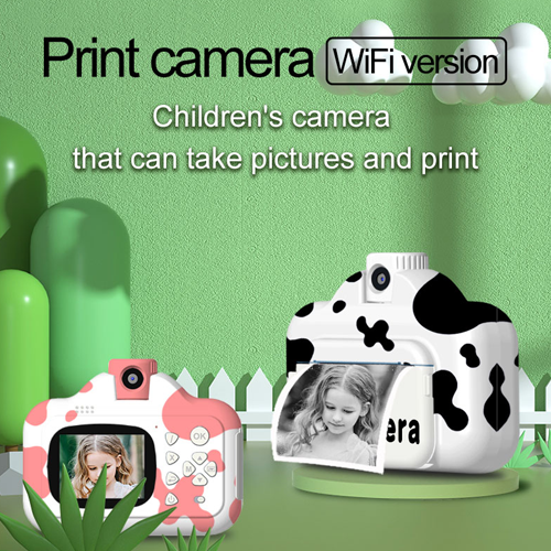 2.4Inch IPS Rotating Cam Kids Digital Camera 1080P Toddler Anti-Drop Cameras